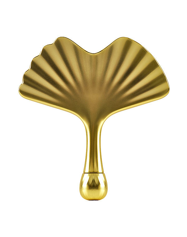 Массажер Гуаша для лица и шеи “Gua Sha Ginkgo Leaf AMG336 ”,  CHEEKY GEMMY Gezatone 1