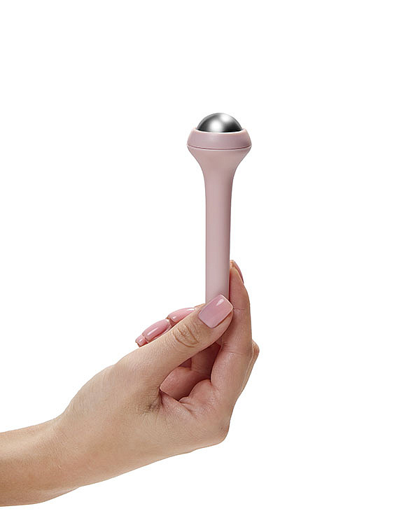 Роликовый массажер Гуаша со сменными роликами “Gua Sha Serum Infusion Roller AMG337 ” CHEEKY GEMMY Gezatone 4