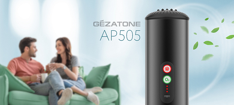Новинка на сайте! Компактный очиститель воздуха с тремя функциями AP505 от Gezatone