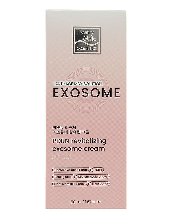 Восстанавливающий омолаживающий крем с экзосомами и PDRN, SPF 30 PDRN Revitalizing Exosome Cream Beauty Style, 50 мл 2
