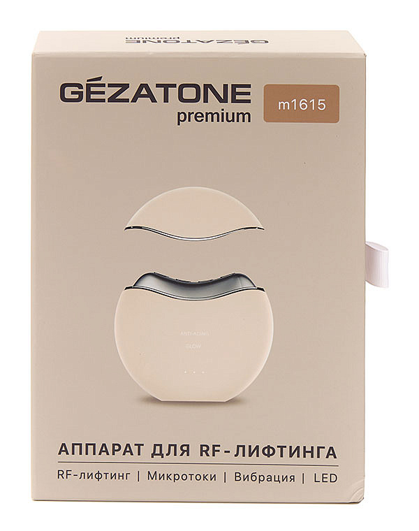 Аппарат микротоки и RF лифтинг для омоложения лица m1615, Gezatone 9
