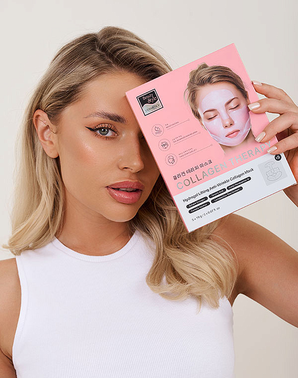 Гидрогелевая лифтинг‑маска от морщин с коллагеном, Beauty Style, 5 х 19 г 6
