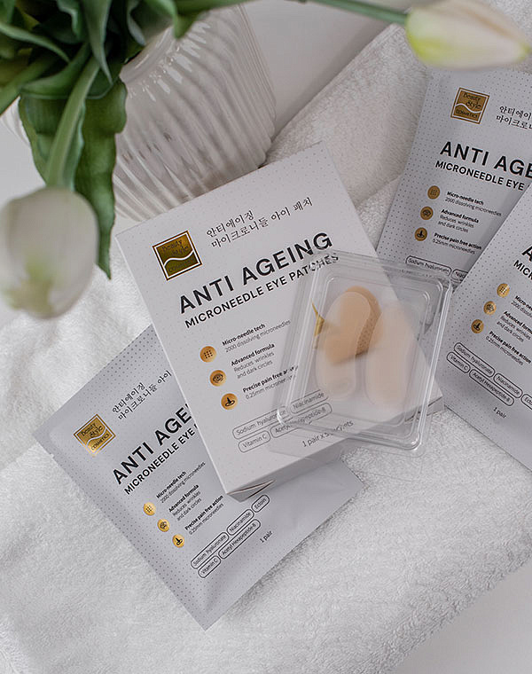 Патчи для глаз с микроиглами от морщин, отеков и кругов 5 пар, Beauty Style 8