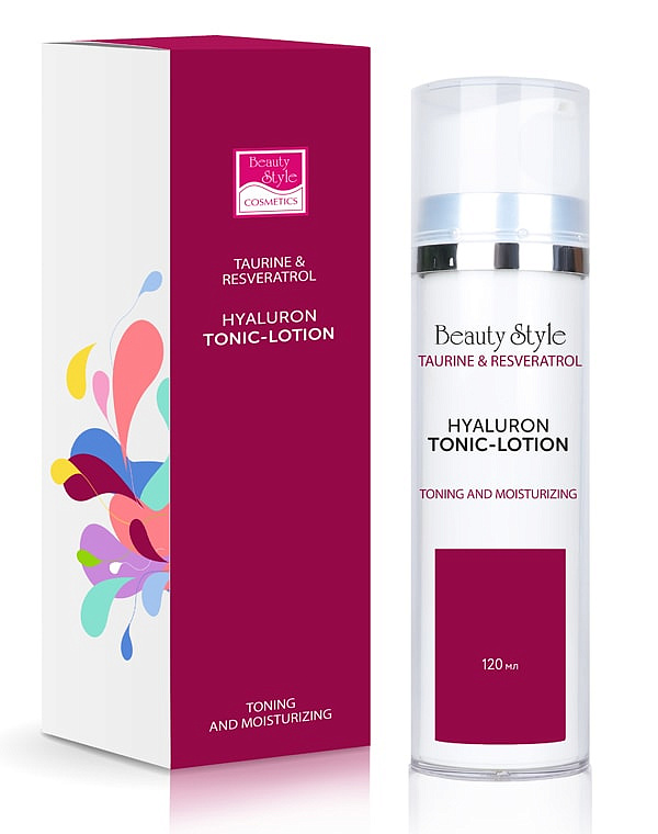Гиалуроновый тоник "Taurine & Resveratrol", Beauty Style, 120 мл 1
