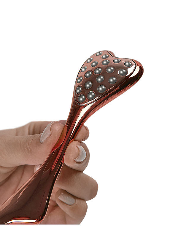 Гуаша массажер для лица и шеи “Gua Sha Multi - Pearls AMG342 ”,  CHEEKY GEMMY Gezatone 4