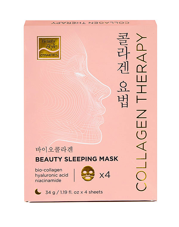 Ночная маска для лица с био-коллагеном BioCollagen Night Glow, Beauty Style 1