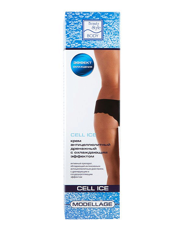 Антицеллюлитный крем «CELL ICE» Modellage, Beauty Style, 200 мл 3