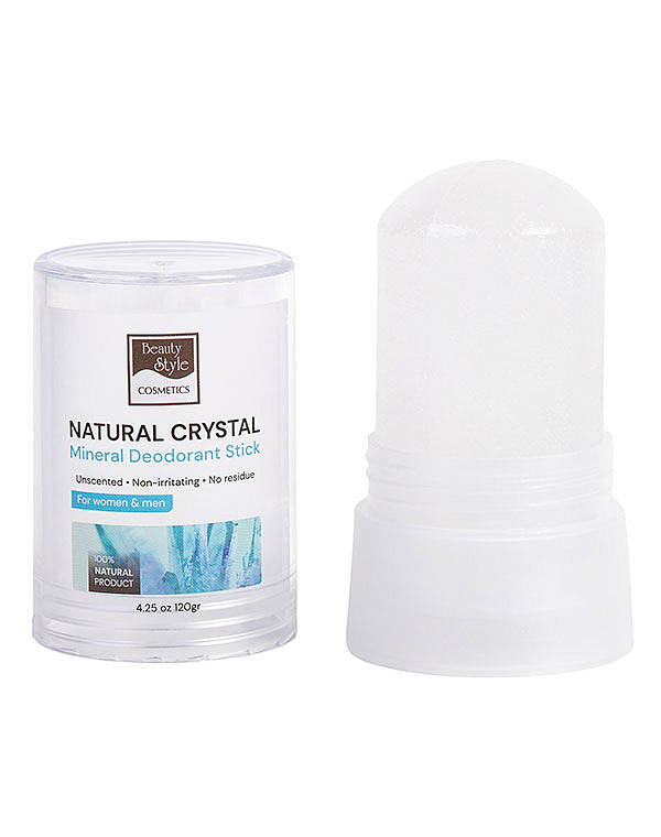 Дезодорант кристалл натуральный без запаха для женщин и мужчин, 120 г Beauty Style 1
