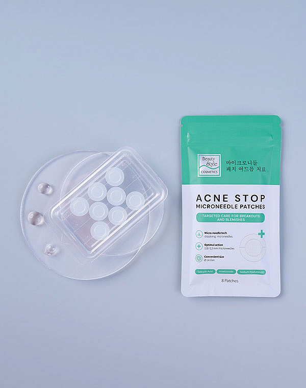 Патчи от прыщей и акне с микроиглами, Beauty Style, 8 шт. 7