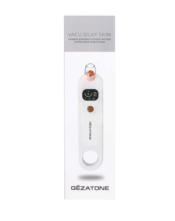 Аппарат для вакуумной чистки кожи лица Vacu Silky Skin Gezatone 7