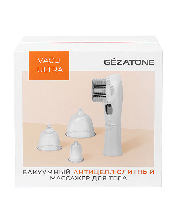 Вакуумный антицеллюлитный массажер для тела VACU ULTRA, Gezatone 11