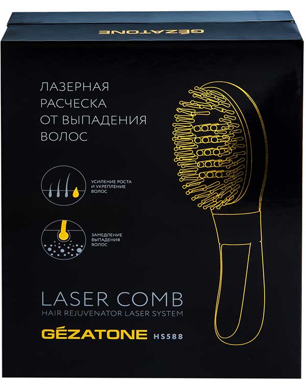 Лазерная расческа массажер от выпадения волос Hair Rejuvenator HS588 Gezatone 6