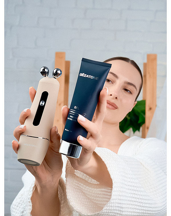 Гель для микротоков, RF и УЗ чистки с гиалуроновой кислотой, Gezatone, 120 мл 5