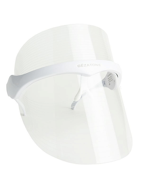 Светодиодная LED маска для омоложения кожи лица и шеи с 7 цветами m1030, Gezatone 1