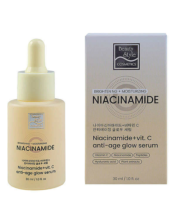 Антивозрастная сыворотка с витамином С и ниацинамидом «Niacinamide + C Anti-Age Glow Serum», Beauty Style, 30 мл 4