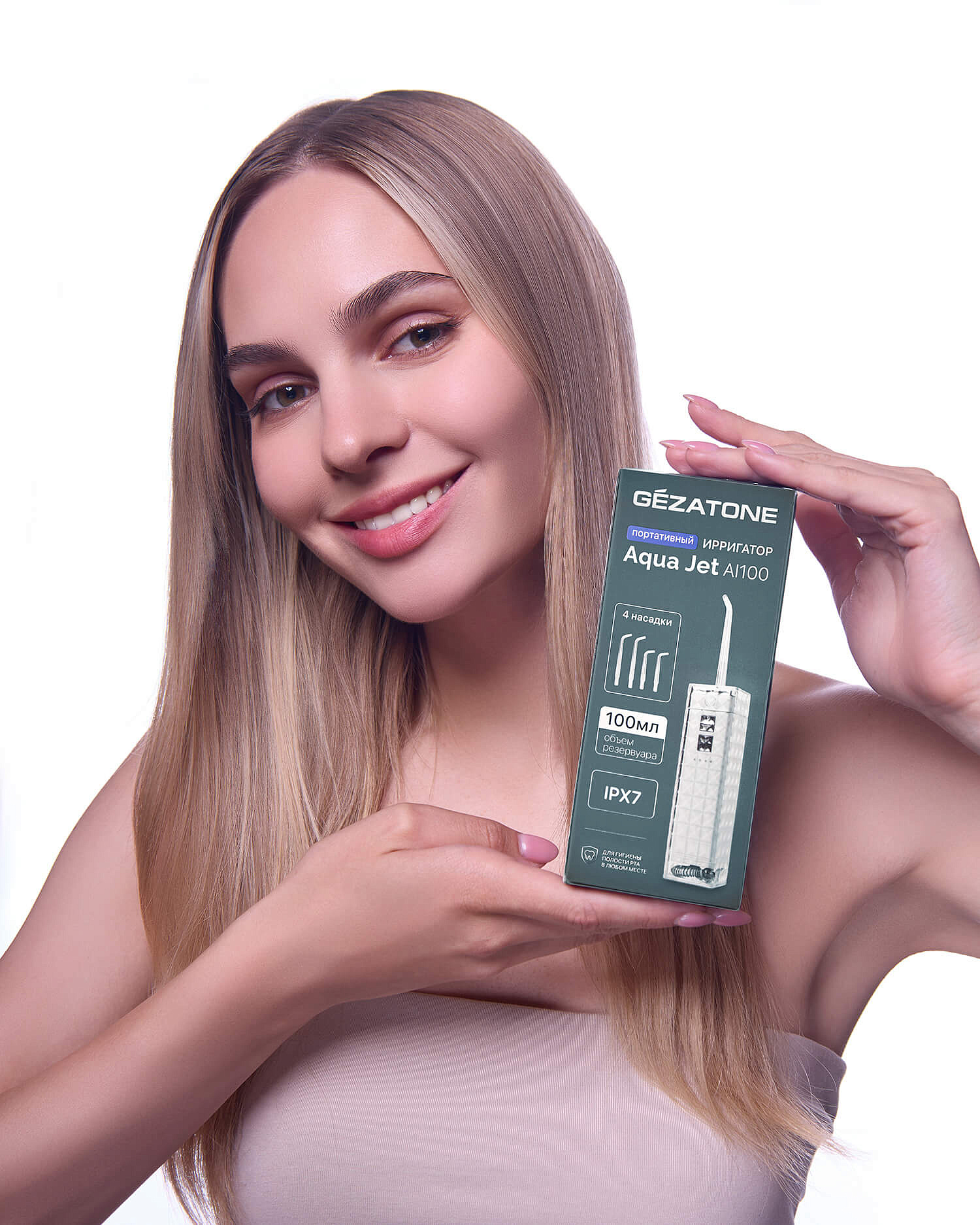 Портативный ирригатор для зубов и полости рта Aqua Jet AI100, Gezatone 6
