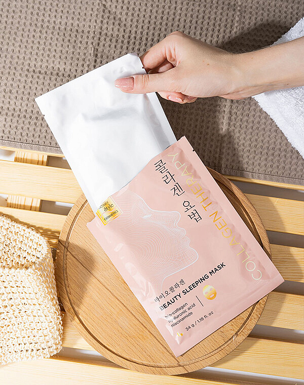 Ночная маска для лица с био-коллагеном BioCollagen Night Glow, Beauty Style 5