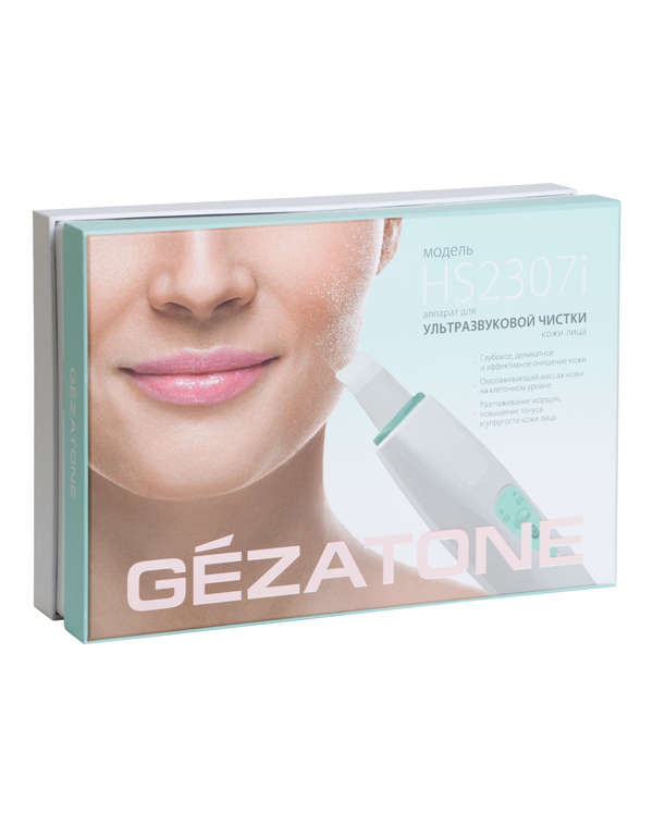 Аппарат для ультразвуковой чистки лица HS2307i, Gezatone 3