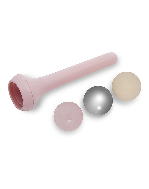 Роликовый массажер Гуаша со сменными роликами “Gua Sha Serum Infusion Roller AMG337 ” CHEEKY GEMMY Gezatone 2