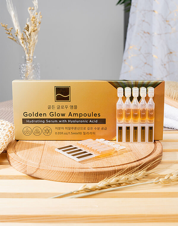 Увлажняющая сыворотка с гиалуроновой кислотой «Golden Glow Ampoules», Beauty Style, 1,5 мл*10 шт. 7