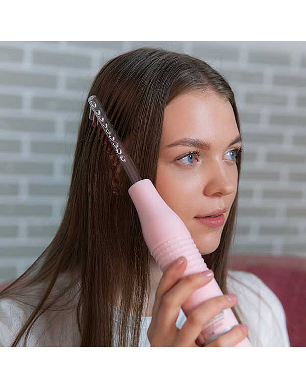 Аппарат дарсонваль с 5 насадками для ухода за волосами BP-7000 (Biolift4 203), розовый, Gezatone 4