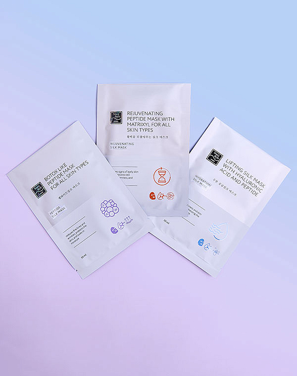 Шелковая омолаживающая пептидная маска с комплексом Ювинити и матриксилом «Омоложение», Beauty Style, 10 шт х 30 мл 6