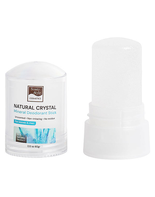 Дезодорант кристалл натуральный без запаха для женщин и мужчин, 60 г Beauty Style 1