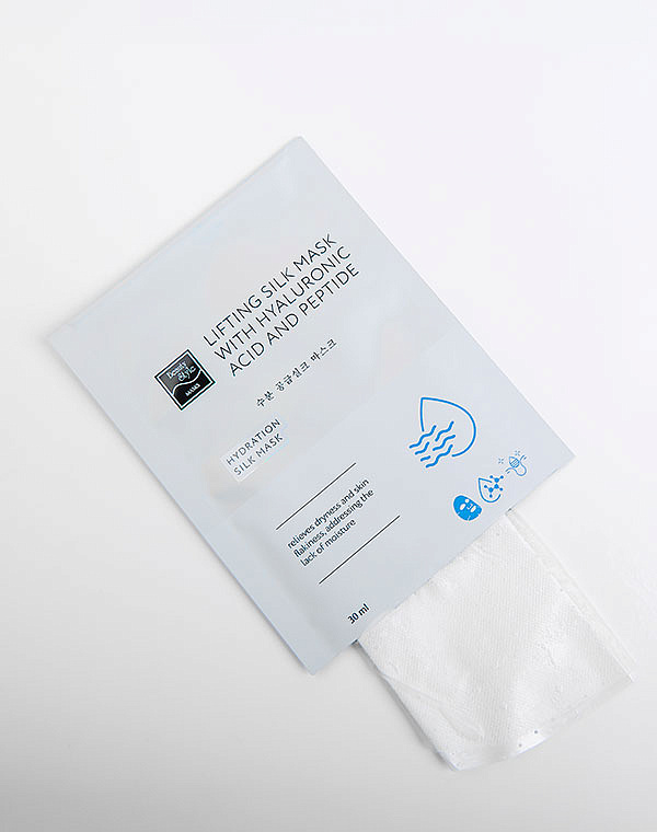 Шелковая увлажняющая пептидная маска с комплексом Гиаломатрикс «Экстра увлажнение» Beauty Style, 10 шт х 30 мл 6