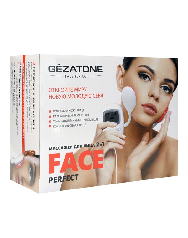 Миостимулятор  для безоперационного лифтинга лица и светотерапии Perfect Face, Gezatone 2