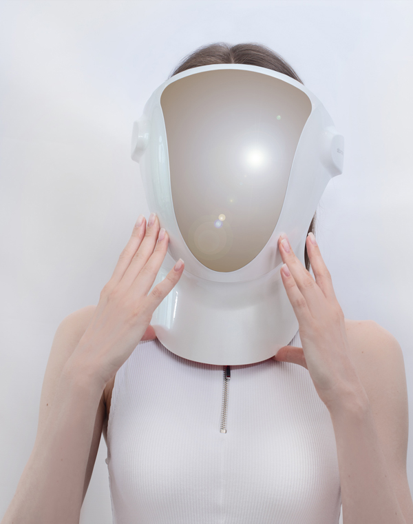 Светодиодная беспроводная LED маска для омоложения кожи лица и шеи m 1040 Gezatone 17