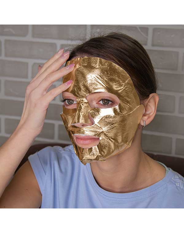 Альгинатная золотая трехкомпонентная маска для лица, набор 10 шт., Beauty Style 8